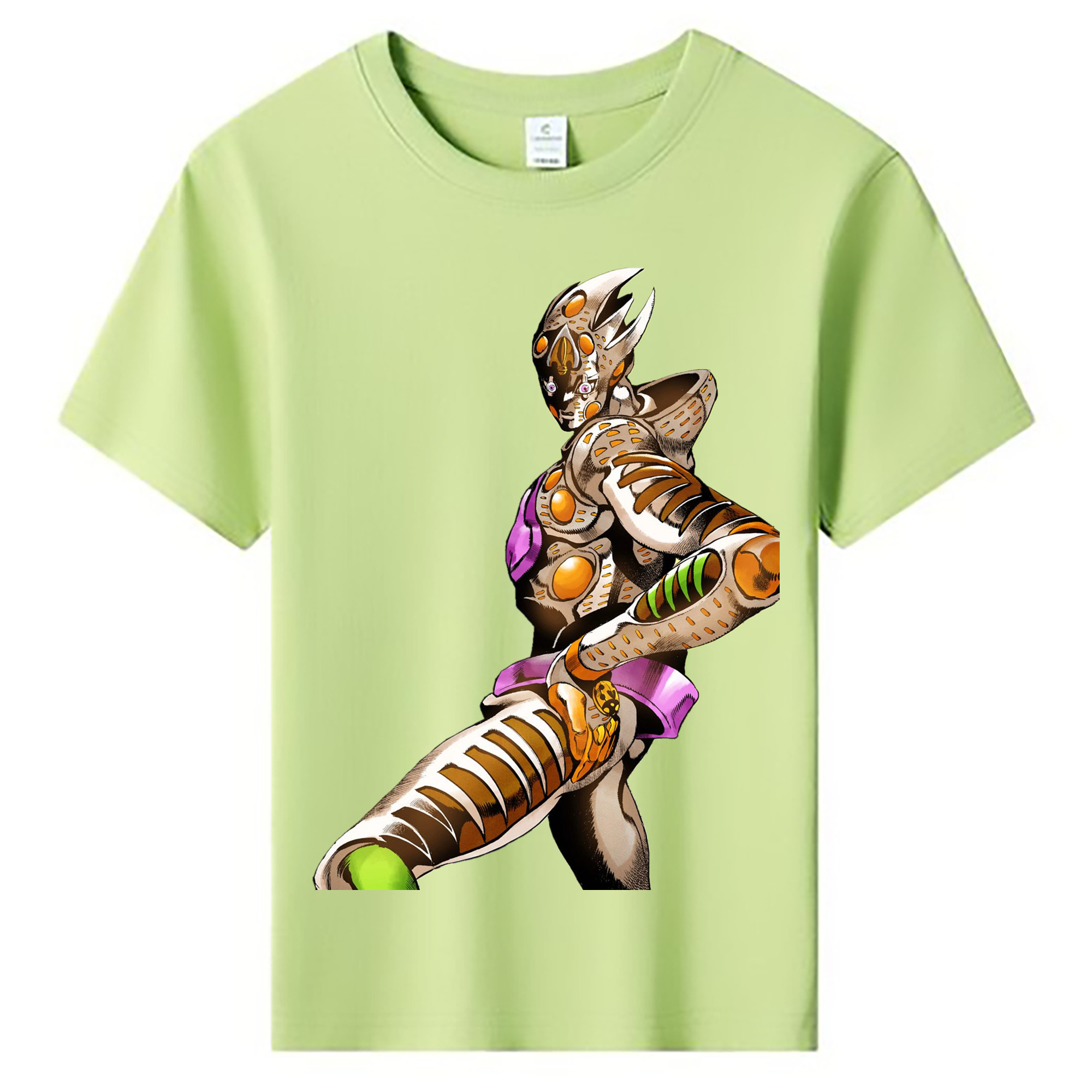 （画像用） ジョジョの奇妙な冒険 ジョルノ?ジョバァーナ JoJo's Bizarre Adventure Giorno Giovanna 綿100％キッズTシャツ（フロントプリント）